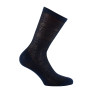 Mi chaussettes fantaisies de mailles marine