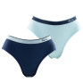 Lot de 2 culottes femme marine et bleu