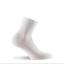 Socquettes fantaisies femme fil d'écosse blanc