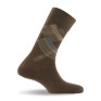 mi chaussettes homme marron fabrication française