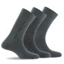 Lot de 3 mi chaussettes coton grises