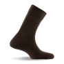 1 paire de mi chaussettes marron unie