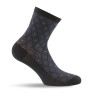 1 paire de socquettes noir en fil d’Écosse.