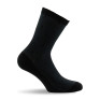 1 paire de mi chaussettes unie noir.