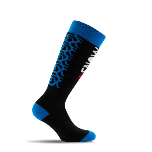 Chaussettes de ski enfant bleu et noir