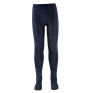 Collant enfant uni en lurex marine