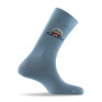 Mi-chaussettes homme van made in France bleu