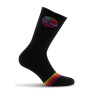 Mi-chaussettes california made in France noir