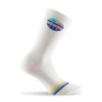 Mi-chaussettes california made in France blanc