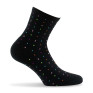 Socquettes femme motif plumetis made in France