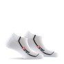 Lot de 2 paires d'invisibles ultra courtes blanc