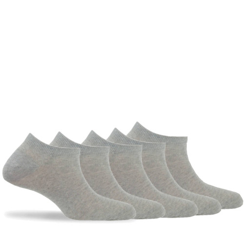 Pack de 5 paires d'invisibles coloris gris