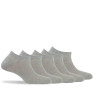 Pack de 5 paires d'invisibles coloris gris