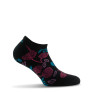 Invisibles femme motifs florales noir