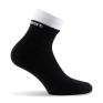 Socquettes double bord côte noire