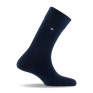 Mi-chaussettes homme drapeau en laine fabriquées en France
