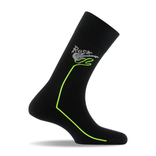 Mi-chaussettes homme guitare Made in France coloris noir