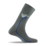 Mi-chaussettes homme guitare Made in France coloris gris fonce