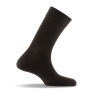 mi chaussettes coton homme unie marron