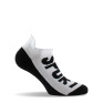 Petite chaussettes femme double bord côte blanc noir