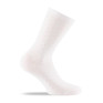 Mi-chaussettes rose clair fantaisies de mailles en fil d'écosse fabriqué en France