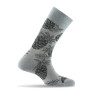 Mi-chaussettes homme coton all over ananas fabriquées en France.