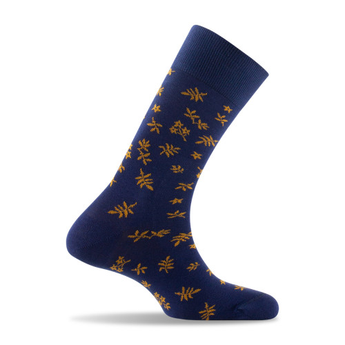 Mi-chaussettes homme Herbier fabrication française