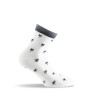 Socquettes fantaisies en coton motif palmiers scintillants