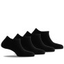 Lot de 4 paires d'invisibles homme coloris noir