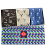 Coffret de 3 paires de mi-chaussettes fantaisie homme