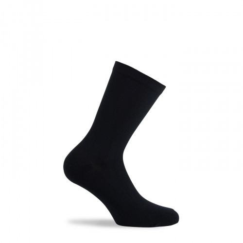 Chaussettes unies de couleur en pur coton
