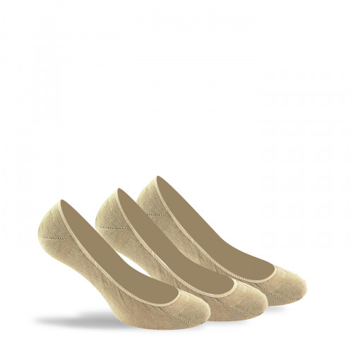 Pack de 3 paires de protèges pieds unis invisibles ultra-fin