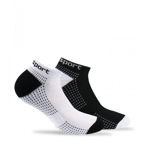 Lot de 2 paires de chaussettes invisibles sport