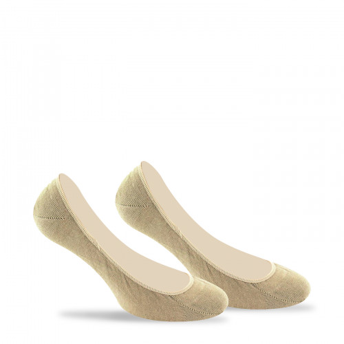 Pack de 2 paires de protèges pieds unis invisibles anti-odeur
