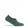 Chaussons de bottes vert.