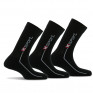 Lot de 3 mi chaussettes homme sport à côtes