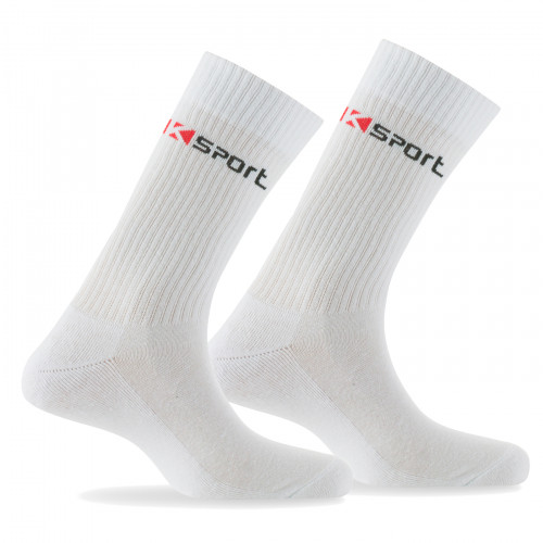 Lot de 2 mi chaussettes homme sport à côtes