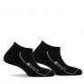 Pack de 2 paires d'invisibles confort en coton noir