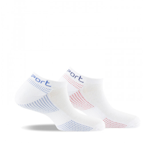 Pack de 2 paires d'invisibles sport en coton