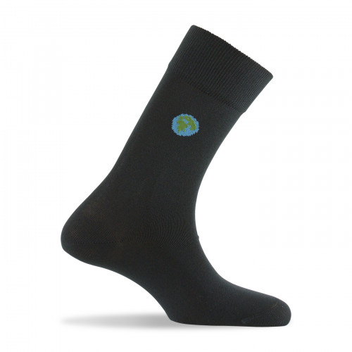 mi chaussettes homme fil recyclés noir