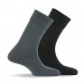 mi chaussettes homme marine noir fil recyclés