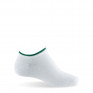 1 paire d'invisible blanc avec un liseré vert