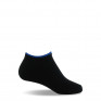 1 paire d'invisible noir avec un liseré bleu