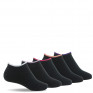 Lot de 5 paires d'invisibles enfant en coton noir