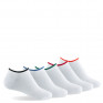Lot de 5 paires d'invisibles enfant en coton blanc