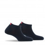 Lot de 2 paires d'invisible homme coton marine