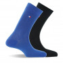 Lot de 2 chaussettes unies  coton homme