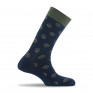 Mi chaussettes fantaisies floral marine