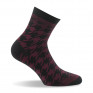 Socquettes femme pied de coq fabrication française