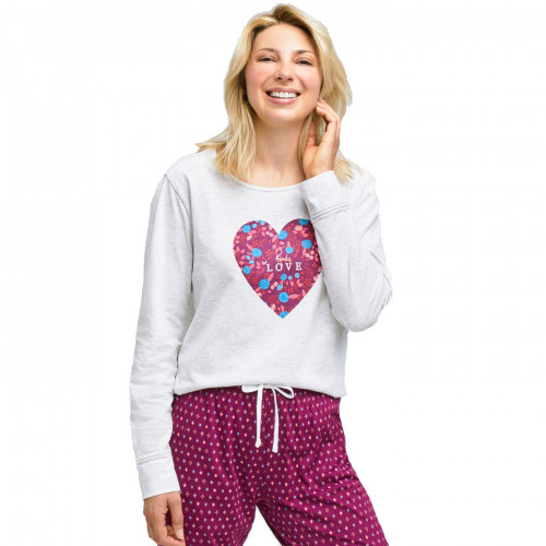 Pyjama femme en jersey coton
